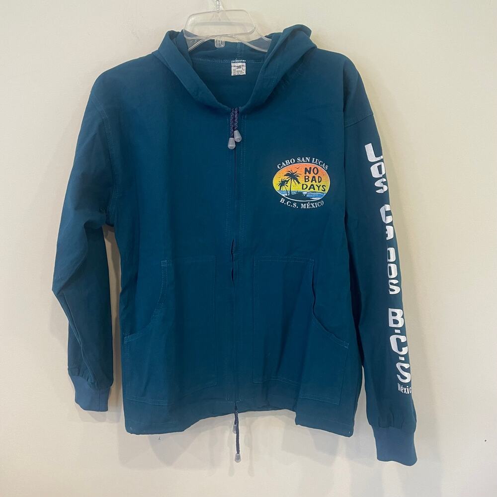 Cabo San Lucas Blue Jacket Sz 36 or L